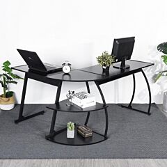 Home Office L-shape Desk - As Picture