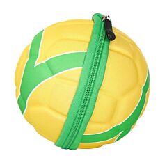 Us Store Free Delivery Folding Football Soccer Shape Shoes Storage Bag Sports Bag - Yellow