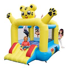 Free Shipping 420d Oxford Cloth +840dpvc Jump Surface Without Fan Tiger Trampoline Inflatable Castle 200*270*267cm  Yj - Picture