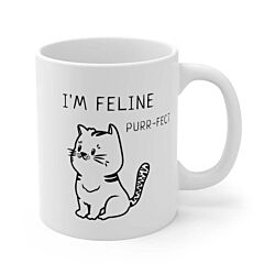 I'm Feline Purr-fect Mug - One Size