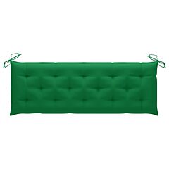 Garden Bench Cushion Green 59.1"x19.7"x2.8" Fabric - Green