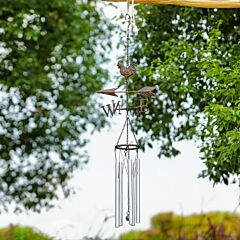 Rooster Wind Chimes For Outside - As Pic