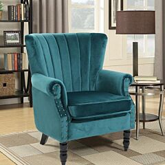 28.7'' Wide Tufted Armchair - Teal