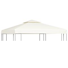 Gazebo Cover Canopy Replacement 9.14 Oz/yd² Cream White 10'x10' - White