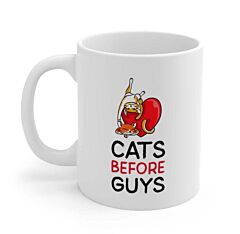 Cats Before Guys Mug - One Size