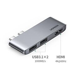 Greenlink Type C Docking Station Expands The Application Of Usb Lightning 3hdmi Connector Projector Accessories Converter - Double Head Hdmi Hd 3in1