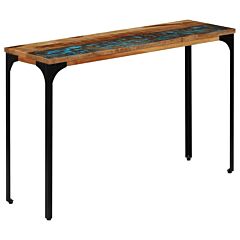 Console Table 47.2"x13.8"x29.2" Solid Reclaimed Wood - Brown