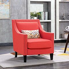 29.5'' Wide Tufted Armchair - Red