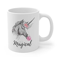 Unicorn Bubble Gum Life Is Magical Mug - One Size