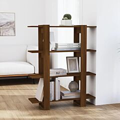 Book Cabinet/room Divider Brown Oak 39.4"x11.8"x48.6" - Brown