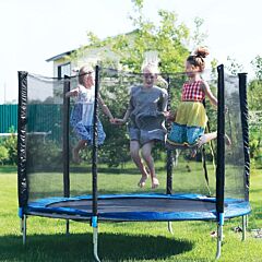Free Shipping 12ft Trampoline With Net Cover, Stable, Sturdy Trampoline For Children And Adults, With Net Cover - Suitable For Outdoor Trampoline For Children, Teenagers And Adults - 12ft