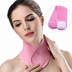 Neck Beauty Tool Skin Care Spa Moisturizing Scarf Gel Neck Wrap Neck Whitening - Pink