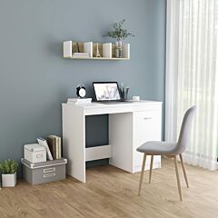 Desk White 39.4"x19.7"x29.9" Chipboard - White