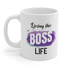 Living A Boss Life Mug - One Size