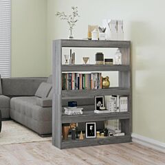 Book Cabinet/room Divider Gray Sonoma 39.4"x11.8"x53.1" - Grey