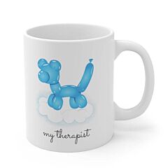 Blue Balloon Dog Theme Mug - One Size