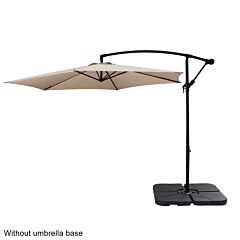 10ft Banana Umbrella Waterproof Folding Sunshade Top Color Yk - Top