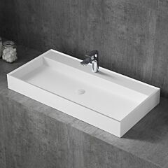 1200 Solid Surface Basin - White