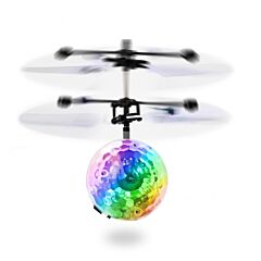 Rc Flying Balls Electric Infrared Induction Drone Helicopter Ball Led Light Kids Flying Toy - White