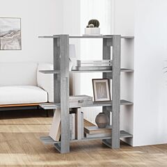 Book Cabinet/room Divider Gray Sonoma 39.4"x11.8"x48.6" - Grey