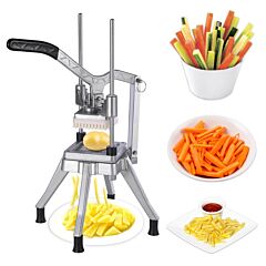 Kitchen Fruit And Vegetable Strip Creative Manual Cutting Machine - Silver