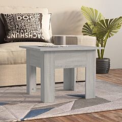Coffee Table Gray Sonoma 21.7"x21.7"x16.5" Engineered Wood - Grey
