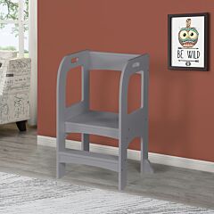 Child Standing Tower, Step Stools For Kids, Toddler Step Stool For Kitchen Counter,gray - Gray