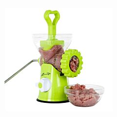 Meat Mincer Manual Meat Grinder Hand-cranked Suction Base For Home Kitchen Grind Meat Sausage Cookies Vegetables - Green