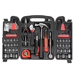 186pc Tool Set Black & Red - Black & Red