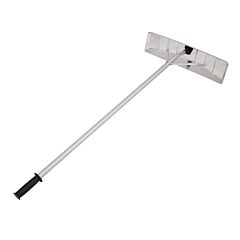 Lightweight Snow Shovel Roof Rake 20ft Extension Poly Blade Adjustable Telescoping Handle--ys - As Picture