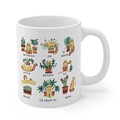 Puurfect Combo Cat And Plants Coffee Tea Mug - One Size