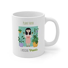 Plant Hero - I Rescue Plants Mug - One Size