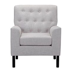 30'' Wide Tufted Armchair - White