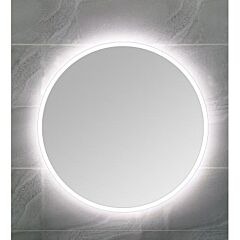 24 Inches Long 24 Inches Wide Acrylic Led Mirror Smart Anti Fog Touch Switch Bathroom 3 Level Brightness Adjustment - As Picture