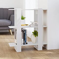Book Cabinet/room Divider White 31.5"x11.8"x34.3" - White