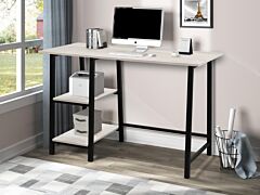 Metal Frame Home Office Desk/computer Desk With Wood Surface - As Picture
