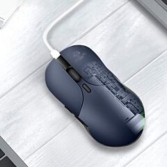 Smart Voice Mouse 2.4g Rechargeable Wireless Translator Computer Cordless Mice 1xce - Blue