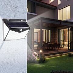 208led Solar Pir (automatic Human Body Induction) Garden Waterproof Outdoor Wall Light/lighting Customized - Black