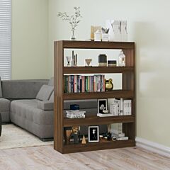 Book Cabinet/room Divider Brown Oak 39.4"x11.8"x53.1" - Brown