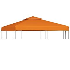 Gazebo Cover Canopy Replacement 9.14 Oz/yd² Terracotta 10'x10' - Orange