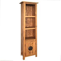 Freestanding Bathroom Cabinet Solid Recycled Pinewood - Brown