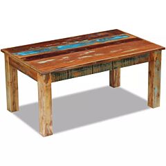 Coffee Table Solid Reclaimed Wood 39.4"x23.6"x17.7" - Brown