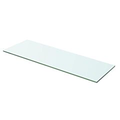 Shelf Panel Glass Clear 23.6"x5.9" - Transparent