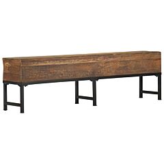 Bench 123.6" Solid Reclaimed Wood - Brown