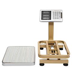 Leadzm Mini 80kg/176bs Wireless Lcd Display Personal Floor Postal Platform Scale Gold - Gold