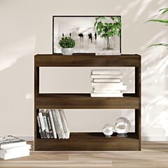 Book Cabinet/room Divider Brown Oak 31.5"x11.8"x28.3" - Brown
