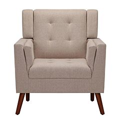 32'' Wide Tufted Armchair - Tan