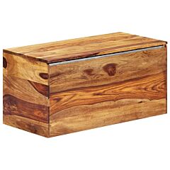 Storage Chest 31.5"x15.7"x15.7" Solid Sheesham Wood - Brown