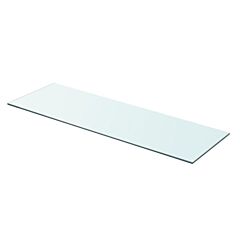 Shelf Panel Glass Clear 31.5"x9.8" - Transparent