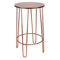 Gold End Table, Small Accent Table/nightstand, Anti-rust Sofa Snack Table, Waterproof Coffee Table For Living Room Bedroom Office, Bearing 400 Pounds - Gold